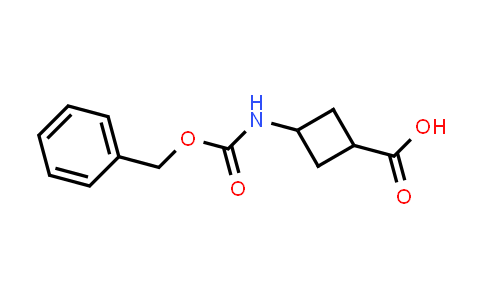 CAS No. 1234615-96-3, 3-{[(Benzyloxy)carbonyl]amino}cyclobutane-1-carboxylic acid