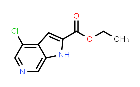 CAS No. 1234616-15-9, Ethyl 4-chloro-1H-pyrrolo[2,3-c]pyridine-2-carboxylate