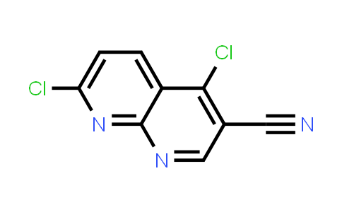 CAS No. 1234616-32-0, 4,7-Dichloro-1,8-naphthyridine-3-carbonitrile