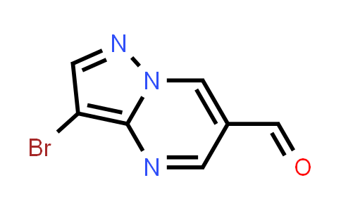 CAS No. 1234616-43-3, 3-Bromopyrazolo[1,5-a]pyrimidine-6-carbaldehyde