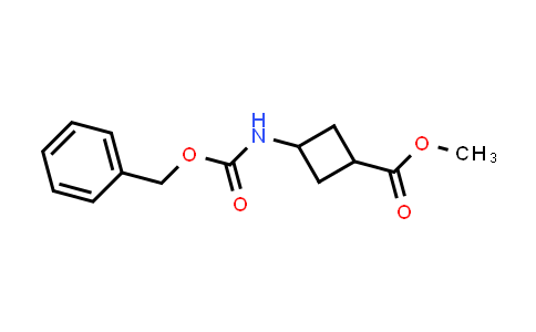 CAS No. 1234616-55-7, Methyl 3-{[(benzyloxy)carbonyl]amino}cyclobutane-1-carboxylate