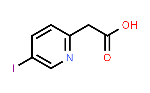 CAS No. 1234616-74-0, 2-(5-Iodopyridin-2-yl)acetic acid