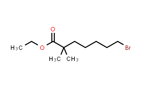 CAS No. 123469-92-1, 7-Bromo-2,2-dimethylheptanoic acid ethyl ester