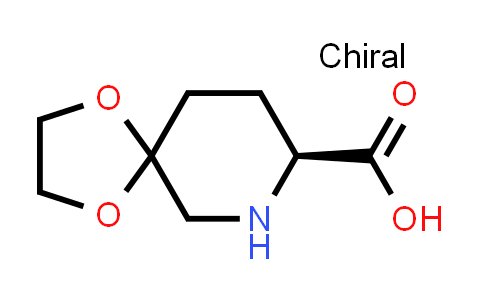 CAS No. 1234692-61-5, 1,4-Dioxa-7-azaspiro[4.5]decane-8-carboxylic acid, (8S)-