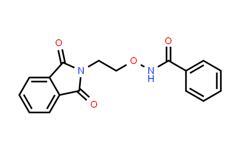 CAS No. 123529-05-5, Benzamide, N-[2-(1,3-dihydro-1,3-dioxo-2H-isoindol-2-yl)ethoxy]-