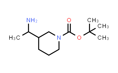 CAS No. 1235439-55-0, tert-Butyl 3-(1-aminoethyl)piperidine-1-carboxylate