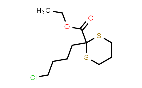 CAS No. 1235492-97-3, Ethyl 2-(4-chlorobutyl)-1,3-dithiane-2-carboxylate