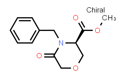 CAS No. 1235639-75-4, (R)-methyl 4-benzyl-5-oxomorpholine-3-carboxylate