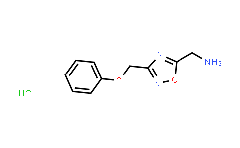 CAS No. 1235666-65-5, (3-(Phenoxymethyl)-1,2,4-oxadiazol-5-yl)methanamine hydrochloride