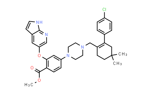 CAS No. 1235865-76-5, Methyl 2-[(1H-pyrrolo[2,3-b]pyridin-5-yl)oxy]-4-[4-[[2-(4-chlorophenyl)-4,4-dimethylcyclohex-1-enyl]methyl]piperazin-1-yl]benzoate