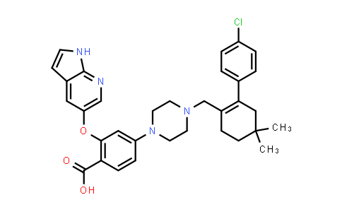 CAS No. 1235865-77-6, 2-[(1H-Pyrrolo[2,3-b]pyridin-5-yl)oxy]-4-[4-[[2-(4-chlorophenyl)-4,4-dimethylcyclohex-1-enyl]methyl]piperazin-1-yl]benzoic acid