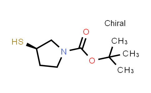 CAS No. 1236007-42-3, tert-Butyl (R)-3-mercaptopyrrolidine-1-carboxylate