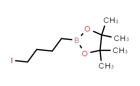 CAS No. 1236275-93-6, 2-(4-Iodobutyl)-4,4,5,5-tetramethyl-1,3,2-dioxaborolane