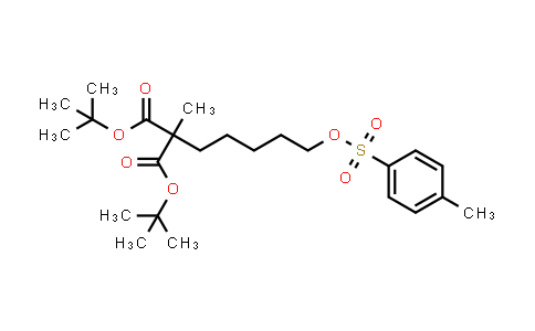 CAS No. 1236354-13-4, di-tert-Butyl 2-methyl-2-(5-(tosyloxy)pentyl)malonate