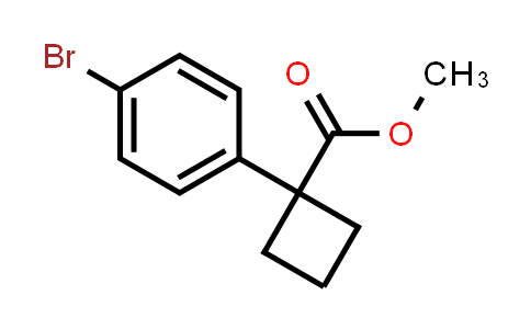 CAS No. 1236357-65-5, Methyl 1-(4-bromophenyl)cyclobutane-1-carboxylate