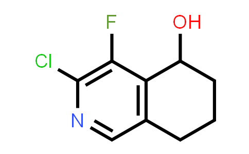 CAS No. 1236770-01-6, 3-Chloro-4-fluoro-5,6,7,8-tetrahydroisoquinolin-5-ol