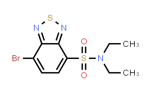 CAS No. 123708-32-7, 7-Bromo-N,N-diethyl-2,1,3-benzothiadiazole-4-sulfonamide
