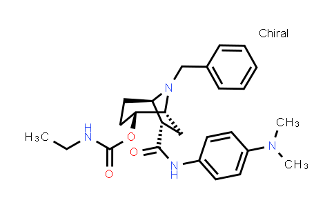 CAS No. 1237539-39-7, Carbamic acid, N-ethyl-, (1R,2R,5R,6S)-6-[[[4-(dimethylamino)phenyl]amino]carbonyl]-8-(phenylmethyl)-8-azabicyclo[3.2.1]oct-2-yl ester