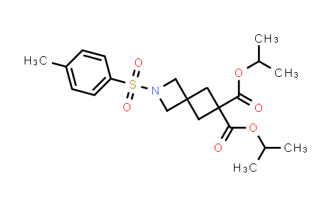 CAS No. 1237542-10-7, Diisopropyl 2-tosyl-2-azaspiro[3.3]heptane-6,6-dicarboxylate