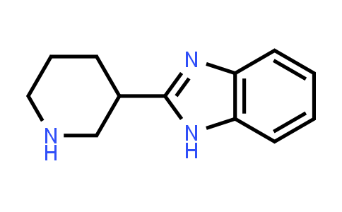 CAS No. 123771-23-3, 2-(Piperidin-3-yl)-1H-benzo[d]imidazole