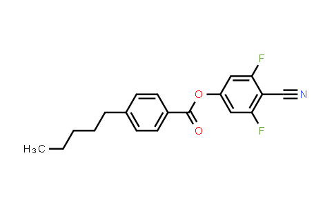 CAS No. 123843-69-6, 4-Cyano-3,5-difluorophenyl 4-pentyl-benzoate
