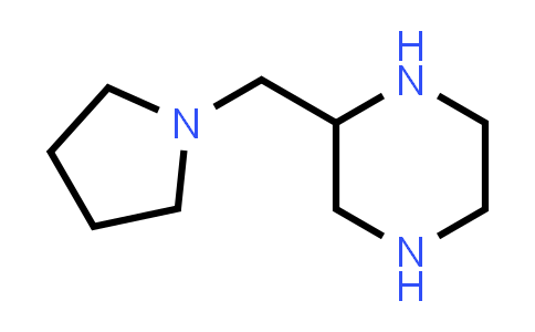 CAS No. 123866-44-4, Piperazine,2-(1-pyrrolidinylmethyl)-