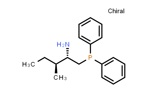CAS No. 1239019-99-8, (2S,3S)-1-(Diphenylphosphino)-3-methyl-2-pentanamine