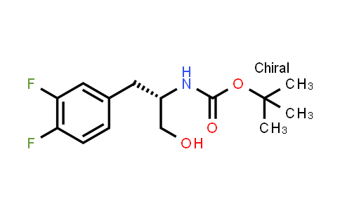 CAS No. 1239576-61-4, (S)-tert-butyl (1-(3,4-difluorophenyl)-3-hydroxypropan-2-yl)carbamate