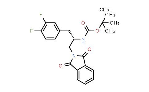 MC513637 | 1239576-62-5 | Carbamic acid, N-[(1S)-2-(3,4-difluorophenyl)-1-[(1,3-dihydro-1,3-dioxo-2H-isoindol-2-yl)methyl]ethyl]-, 1,1-dimethylethyl ester
