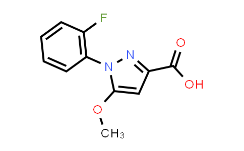 CAS No. 1239726-11-4, 1-(2-Fluorophenyl)-5-methoxy-1H-pyrazole-3-carboxylic acid