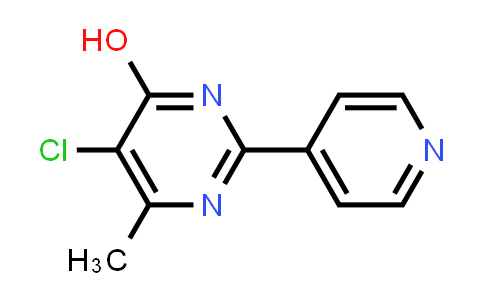 CAS No. 1239786-71-0, 5-Chloro-6-methyl-2-(pyridin-4-yl)pyrimidin-4-ol