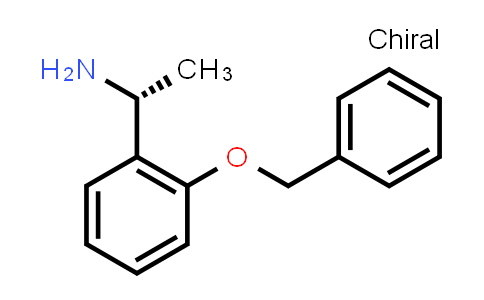 CAS No. 123982-90-1, Benzenemethanamine, α-methyl-2-(phenylmethoxy)-, (R)- (9CI)