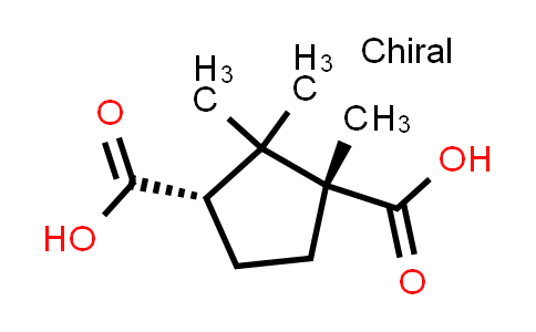 CAS No. 124-83-4, (1R,3S)-1,2,2-Trimethylcyclopentane-1,3-dicarboxylic acid