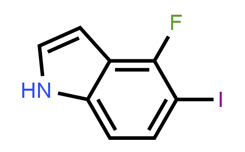 CAS No. 1240113-40-9, 4-Fluoro-5-iodo-1H-indole