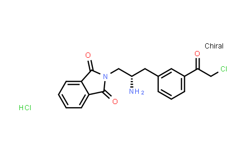 CAS No. 1240137-78-3, (S)-2-(2-amino-3-(3-(2-chloroacetyl)phenyl)propyl)isoindoline-1,3-dione (Hydrochloride)