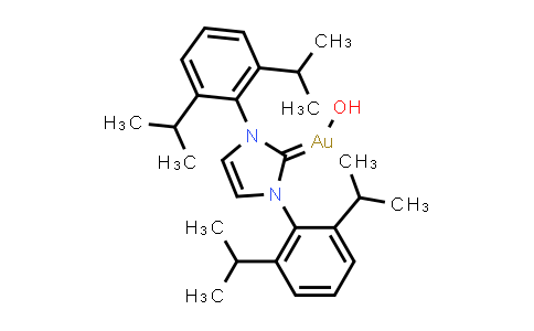 CAS No. 1240328-73-7, [1,3-Bis[2,6-bis(1-methylethyl)phenyl]-1,3-dihydro-2H-imidazol-2-ylidene]hydroxygold