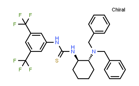 CAS No. 1240466-16-3, N-[(1R,2R)-2-[Bis(phenylmethyl)amino]cyclohexyl]-N'-[3,5-bis(trifluoromethyl)phenyl]thiourea