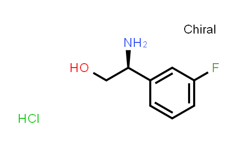 CAS No. 1240480-36-7, (S)-2-Amino-2-(3-fluorophenyl)ethan-1-ol hydrochloride