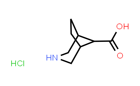 CAS No. 1240526-59-3, 3-Azabicyclo[3.2.1]octane-8-carboxylic acid hydrochloride