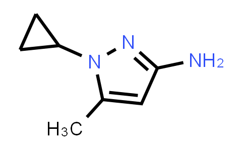 CAS No. 1240570-44-8, 1-Cyclopropyl-5-methyl-1H-pyrazol-3-amine