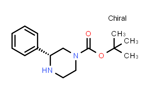 CAS No. 1240584-34-2, tert-Butyl (R)-3-phenylpiperazine-1-carboxylate