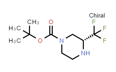 CAS No. 1240587-88-5, (R)-tert-Butyl 3-(trifluoromethyl)piperazine-1-carboxylate