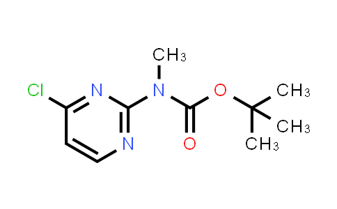CAS No. 1240594-10-8, tert-Butyl (4-chloropyrimidin-2-yl)(methyl)carbamate