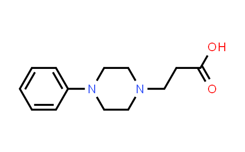 CAS No. 124078-87-1, 3-(4-Phenyl-1-piperazinyl)propanoic acid