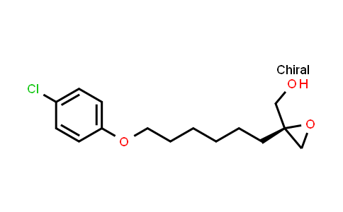 CAS No. 124083-18-7, Oxiranemethanol, 2-[6-(4-chlorophenoxy)hexyl]-, (2S)-
