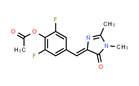 CAS No. 1241390-37-3, (5Z)-5-[[4-(Acetyloxy)-3,5-difluorophenyl]methylene]-3,5-dihydro-2,3-dimethyl-4H-imidazol-4-one