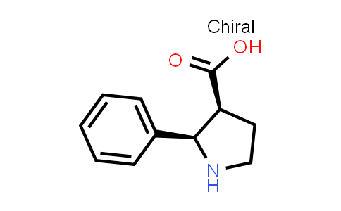 CAS No. 1241680-35-2, (2R,3S)-2-Phenyl-3-pyrrolidinecarboxylic acid