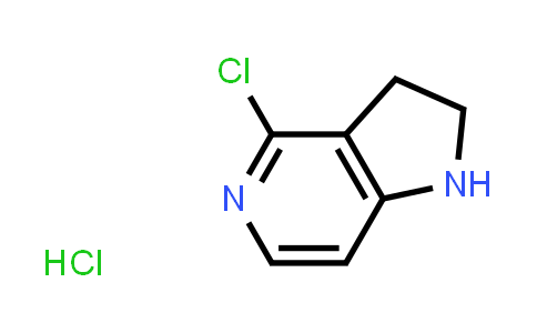 CAS No. 1241725-93-8, 4-Chloro-1H,2H,3H-pyrrolo[3,2-c]pyridine hydrochloride