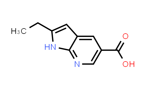 CAS No. 1241950-73-1, 2-Ethyl-1H-pyrrolo[2,3-b]pyridine-5-carboxylic acid