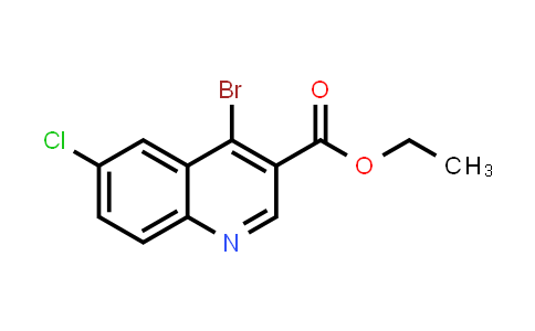 CAS No. 1242260-56-5, Ethyl 4-bromo-6-chloroquinoline-3-carboxylate